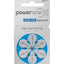 PowerOne 1.45V Original High Level Hearing Aid Batteries Pack of 6 pieces  ( P675 Blue )