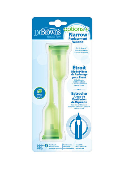 Dr. Brown’s 8 Oz/250 Ml Narrow Options+ Bottle Replacement Kit 2 Inserts And 2 Reservoirs