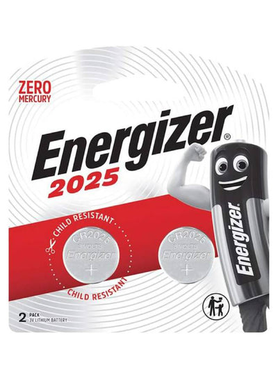Energizer Lithium Coin 2025 3V Pack Of 2 Pieces
