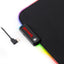 Redragon P027 RGB Mousepad Stitched Edges Black