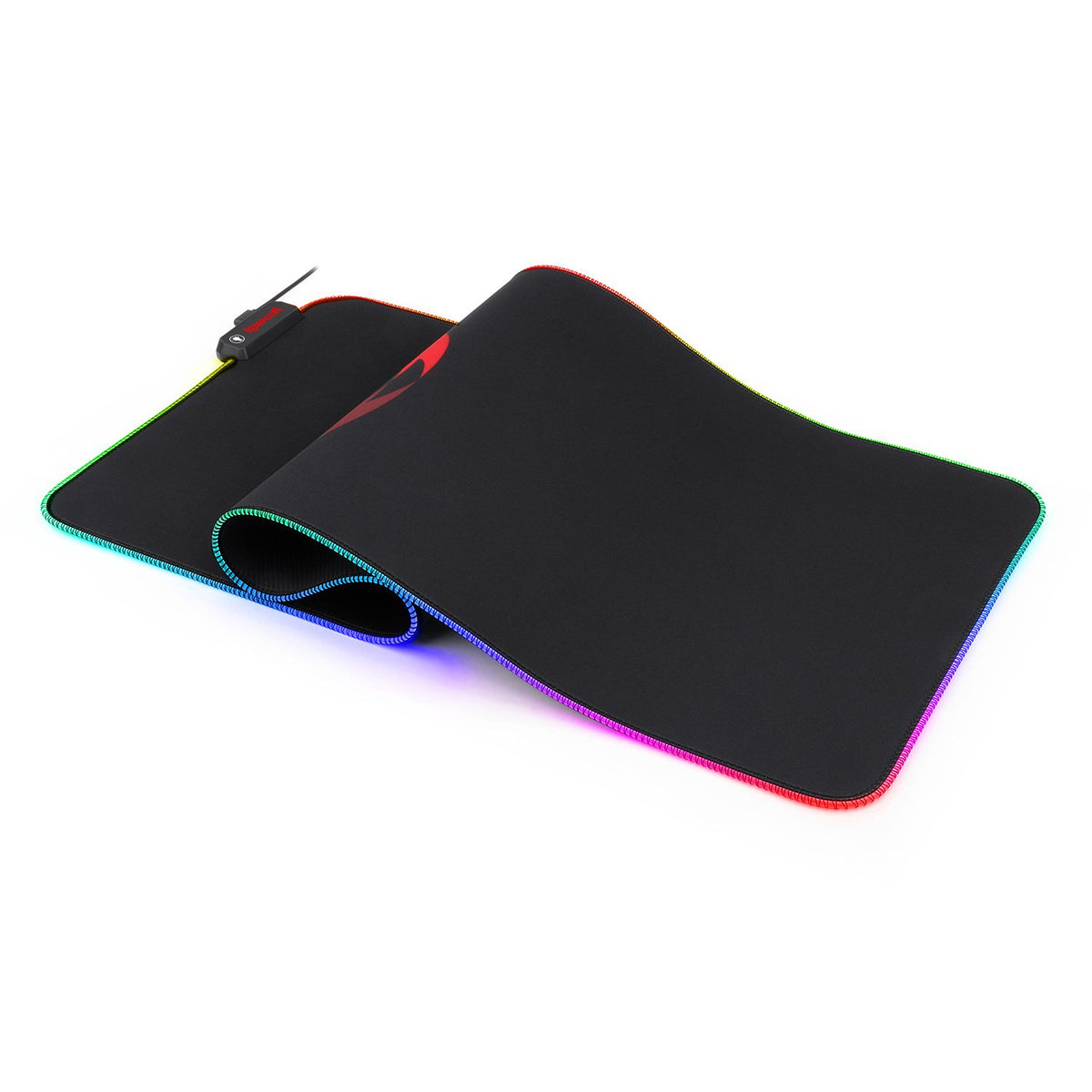 Redragon P027 RGB Mousepad Stitched Edges Black