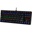Redragon K552 KUMARA Rainbow Mechanical Gaming Keyboard, Red Switches (Black)
