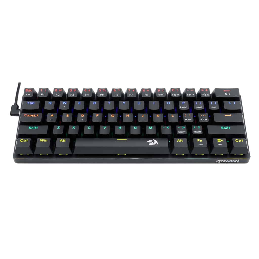 REDRAGON K613 JAX Gaming Mechanical Keyboard Wired, Brown Switch (Black)