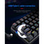 REDRAGON K613 JAX Gaming Mechanical Keyboard Wired, Brown Switch (Black)