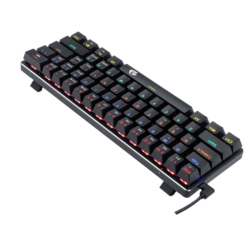 REDRAGON K613 JAX Gaming Mechanical Keyboard Wired, Brown Switch (Black)