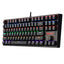 Redragon K576R Daksa 87-Key Mechanical Gaming Keyboard Blue Switches Black