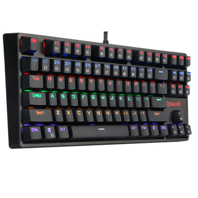 Redragon K576R Daksa 87-Key Mechanical Gaming Keyboard Blue Switches Black