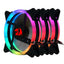 Redragon GC F011 RGB PC Case Fan (3 Packs 120mm)