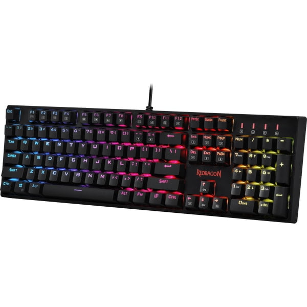 Redragon K582 RGB SURARA Mechanical Gaming Keyboard, Red Switches Linear and Quiet