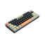 REDRAGON K606 LAKSHMI White LED 60% Gaming Mechanical Keyboard, Brown Switches (ORANGE, BLACK & GREY)