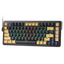 Redragon K649 YP Edition 75% Mechanical Gaming Keyboard Melt-Gold Switches Yellow and Black