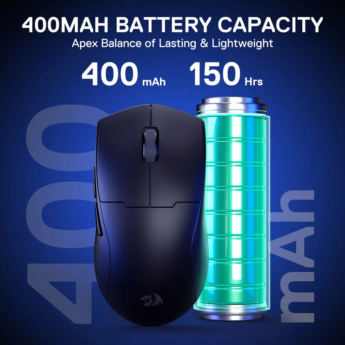 Redragon M918 PRO Wireless Gaming Mouse Ultra-Light 49g 26000 DPI Black