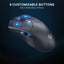 Redragon M995GB-LIT Pro Wireless Gaming Mouse 10000 DPI PAW3395 Grey