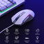 Redragon S151W Gaming Combo Membrane Keyboard and 10000 DPI Mouse White