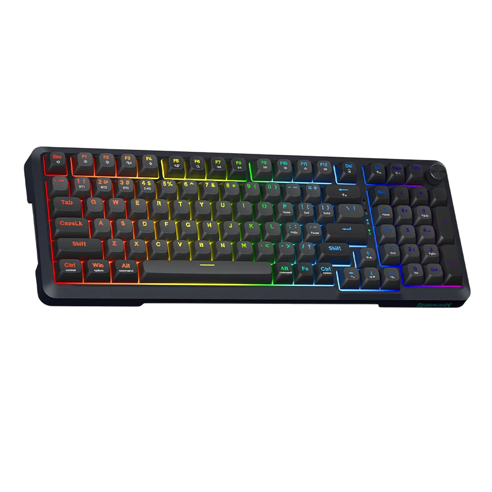 Redragon K688GB PRO BRAGI PRO 98-Key Wireless Mechanical Gaming Keyboard Black