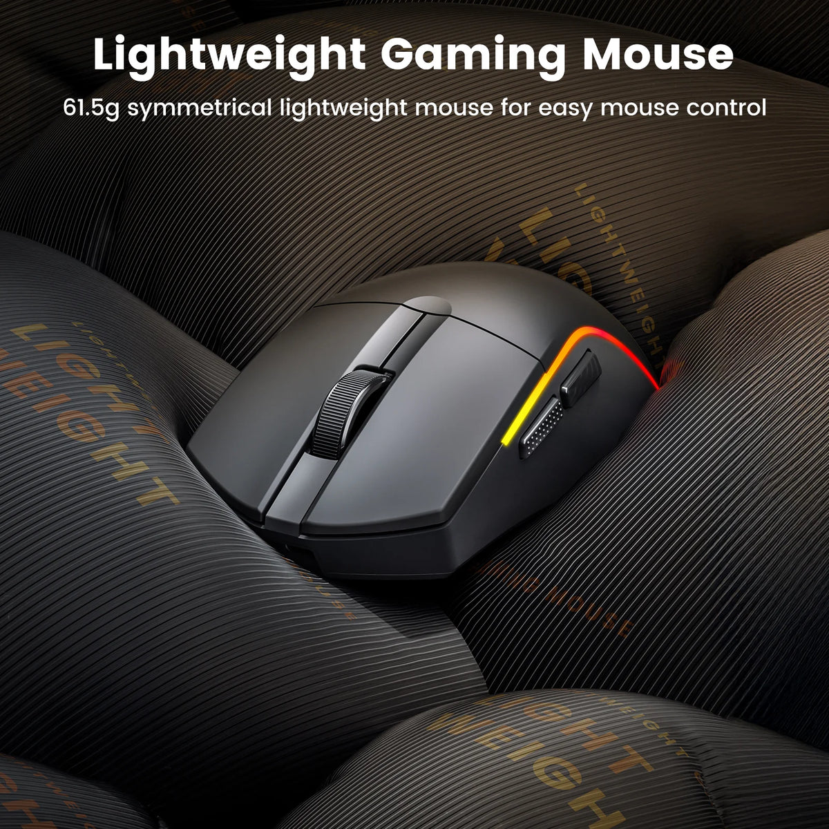 Redragon M816-PRO Wireless Gaming Mouse Ultra-Light 61g 26000 DPI Black