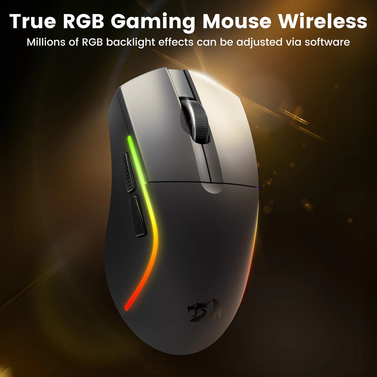 Redragon M816-PRO Wireless Gaming Mouse Ultra-Light 61g 26000 DPI Black