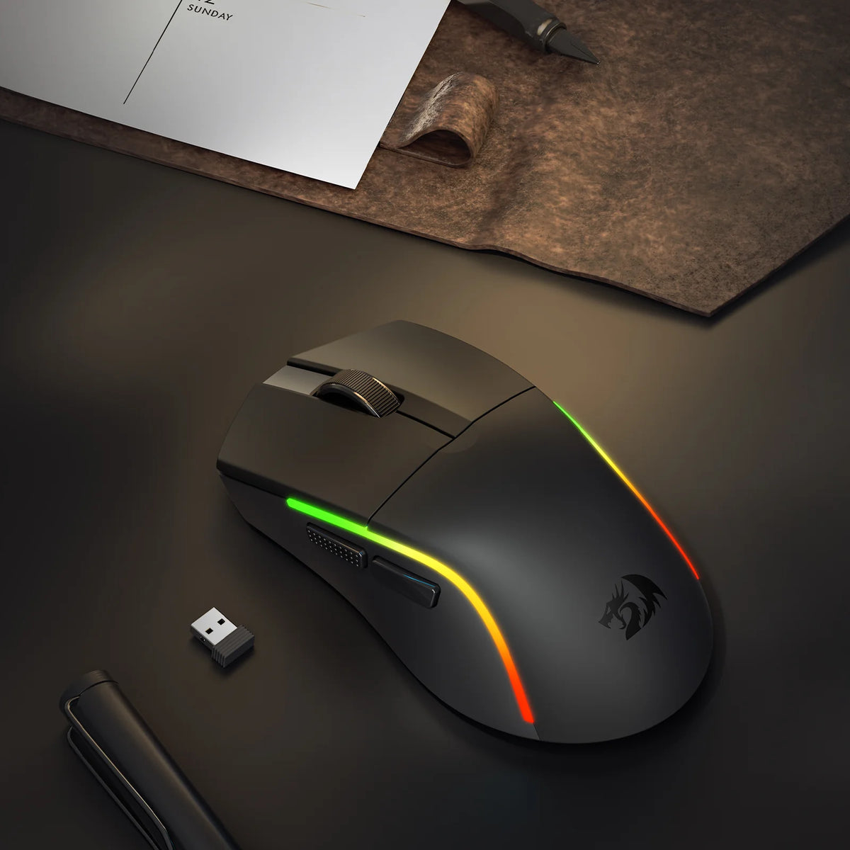 Redragon M816-PRO Wireless Gaming Mouse Ultra-Light 61g 26000 DPI Black