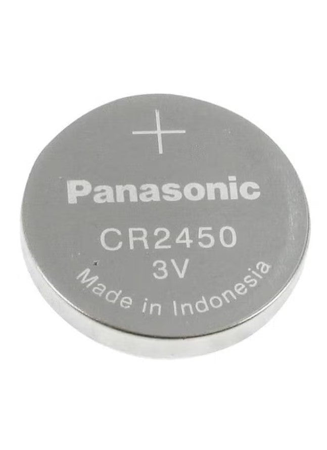 Panasonic Battery Cr2450 Compatible With Cars Silver