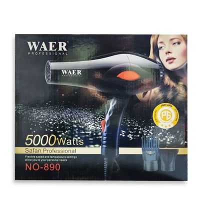 Waer Professional Hair Dryer 5000w NO-890