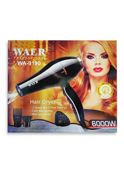 waer Professional Hair Dryer 6000w WA-9190