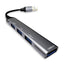 High quality mini aluminum alloy usb HUB four in one adapter docking station usb hub for computer mobile phone SX-36