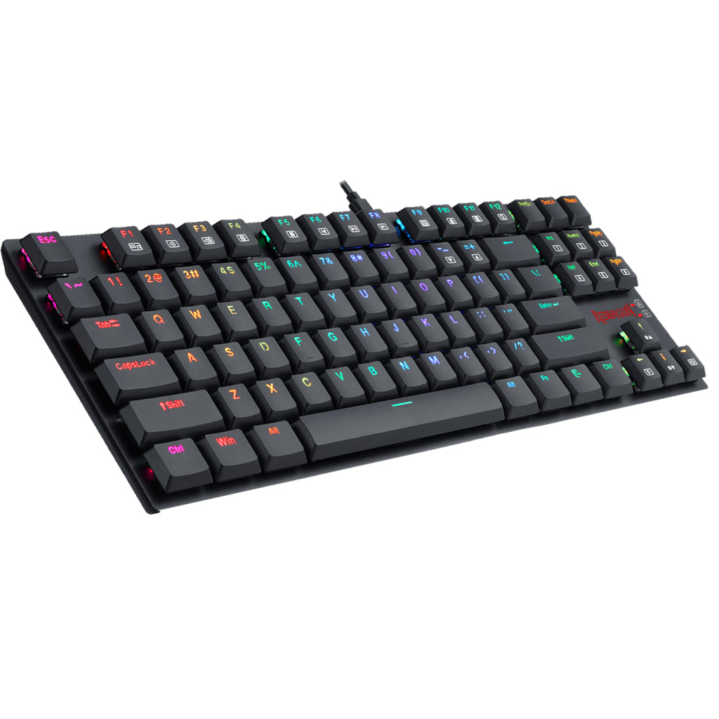 REDRAGON K607 APS TKL RGB Gaming Keyboard, Low Profile Blue Switch