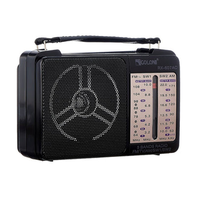 Classic Mini Electric Radio B607 Black