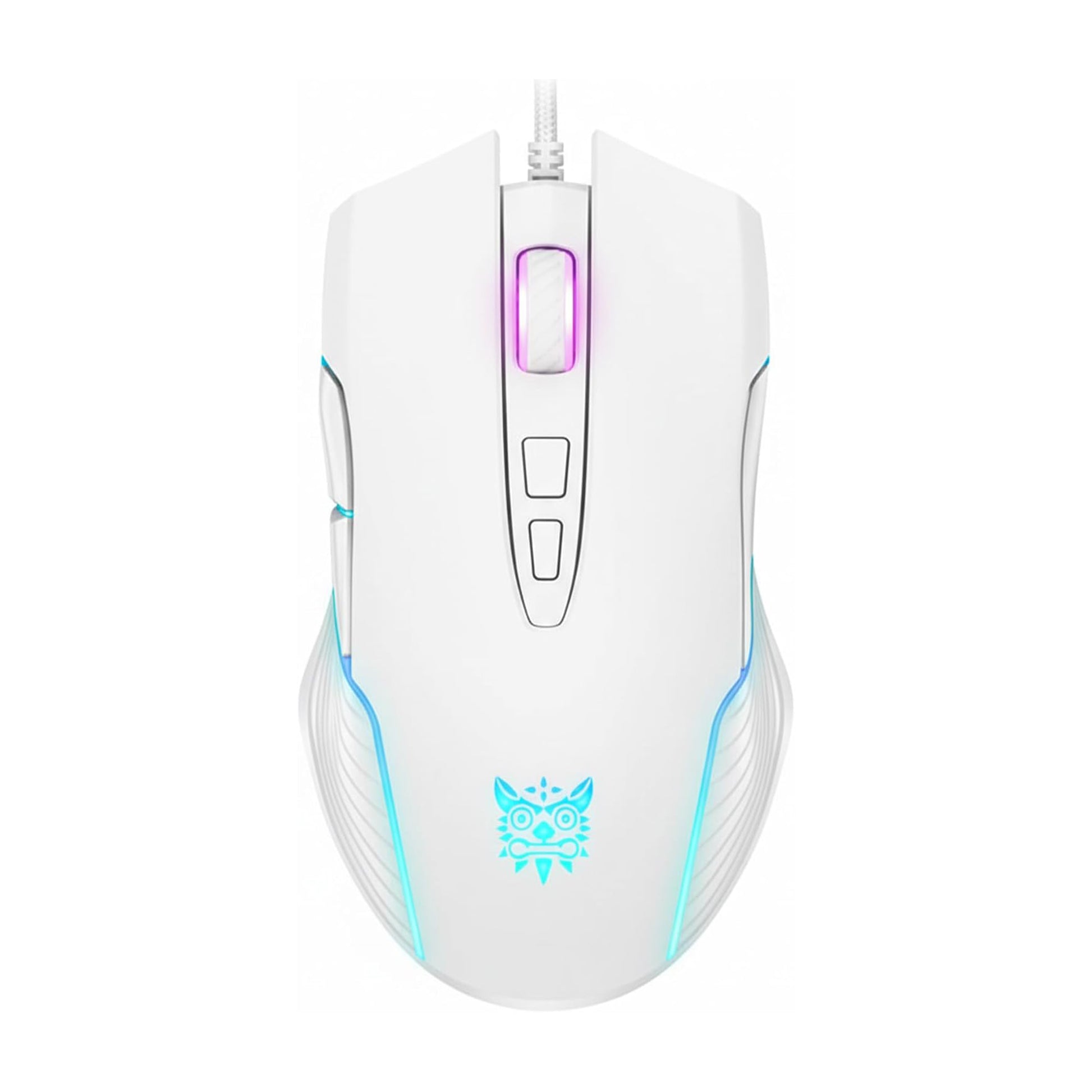 ماوس جيمنج ONIKUMA CW905 سلكي بدقة 6400 DPI أبيض