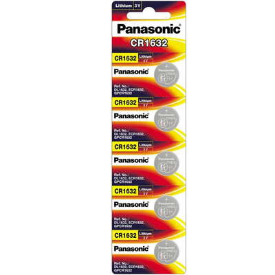 Panasonic CR1632 Lithium 3V Coin Battery 5pcs