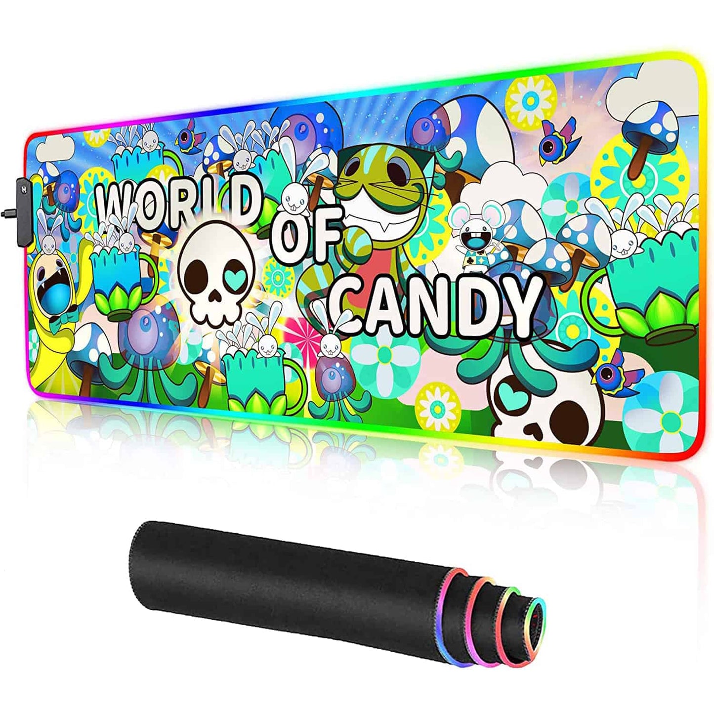 World OF Candy RGB Gaming Mouse Pad – 80×30 CM