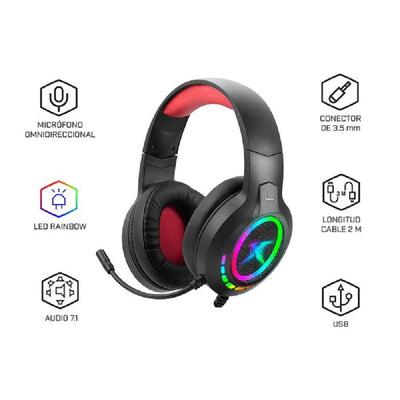XTRIKE ME GH904 RGB Gaming Headset – 7.1 Surround Sound (USB)