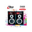 ZERO ZR-4600B Wired 2.0 Stereo Speaker - Black