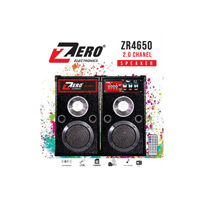 Zero Zr-4650 Speaker, Wired And Wireless, Bluetooth