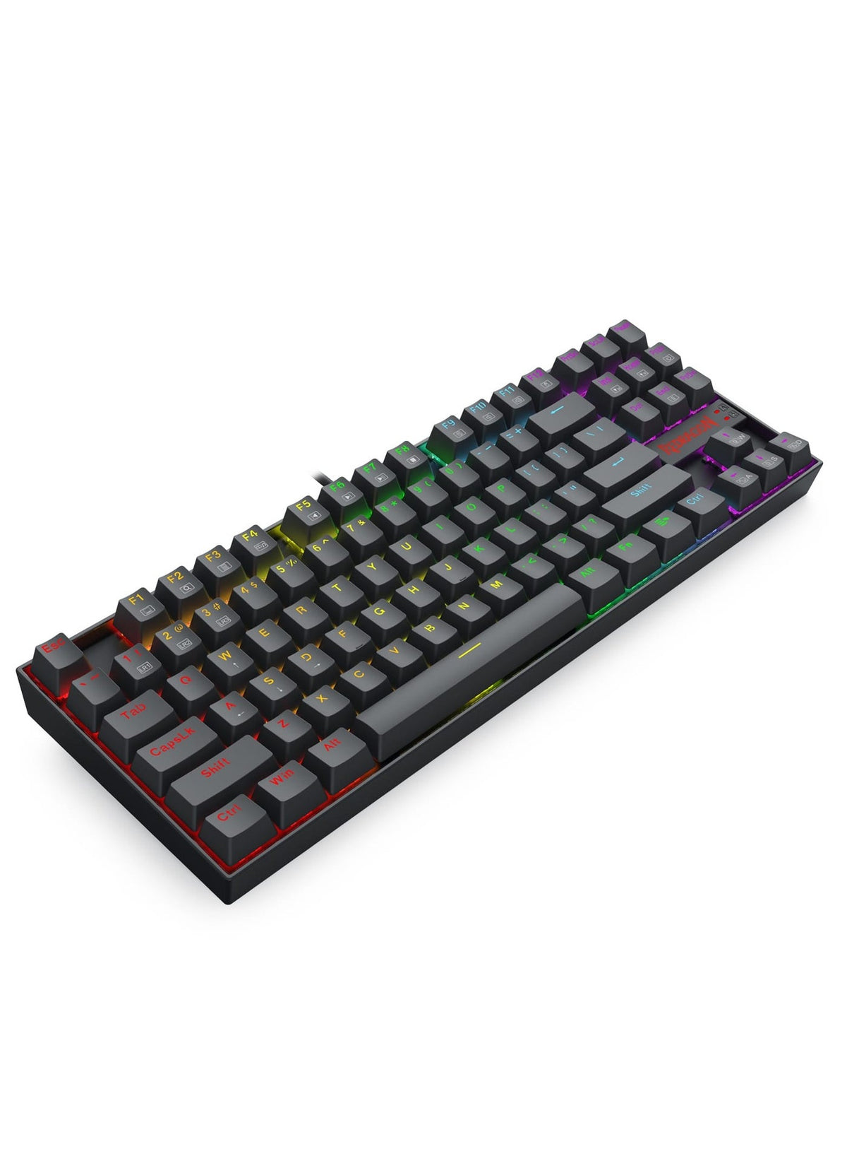 Kumara, Wired Rainbow Gaming Keyboard 60% , Swappable Compact Mechanical Keyboard Dedicated Arrow Keys, for PC and lapto