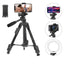 NP-3160S Extendable Handheld Stabilize Stand Selfie Stick Wired Remote Shutter Multifunction Tripod