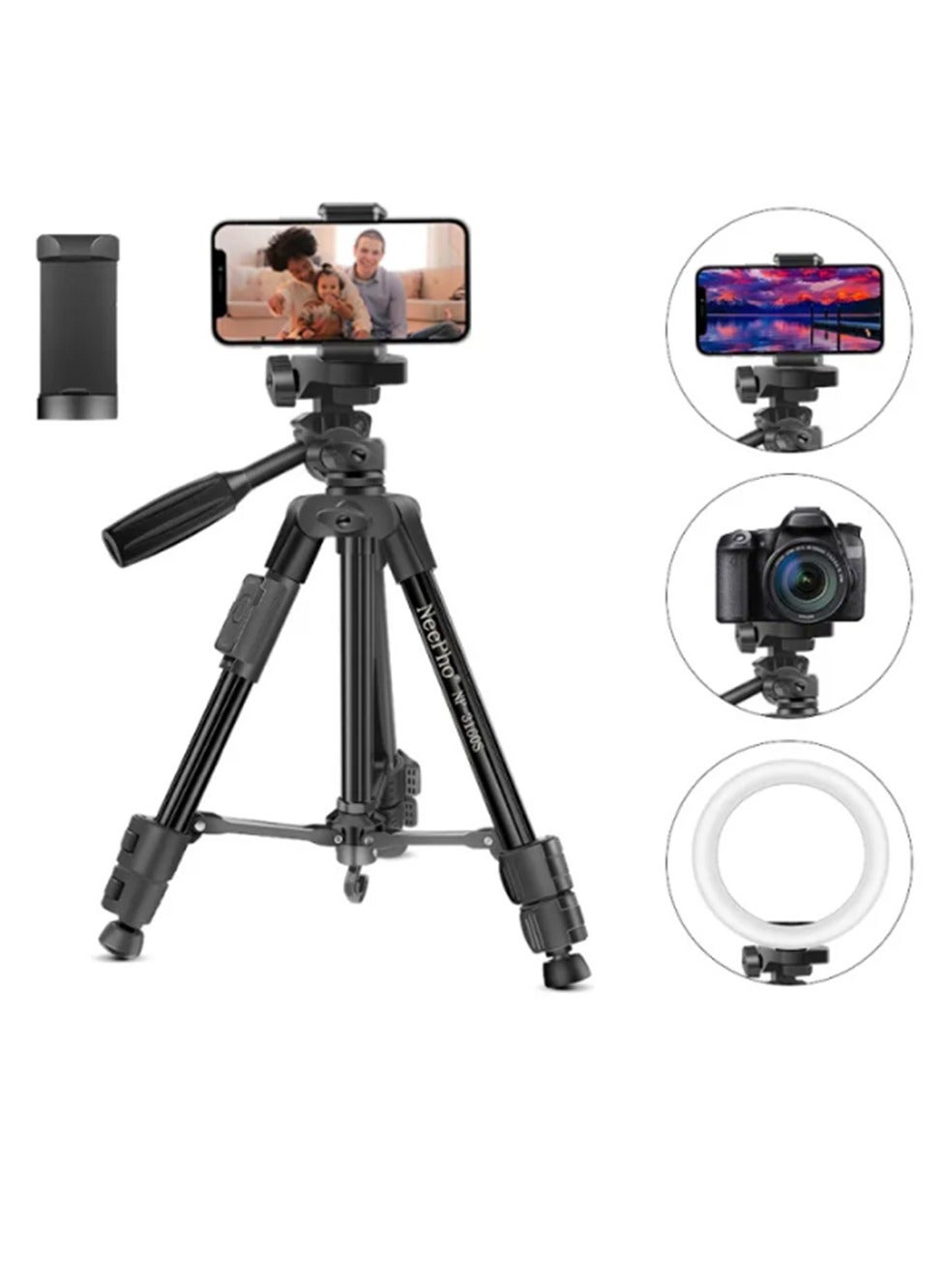 NP-3160S Extendable Handheld Stabilize Stand Selfie Stick Wired Remote Shutter Multifunction Tripod