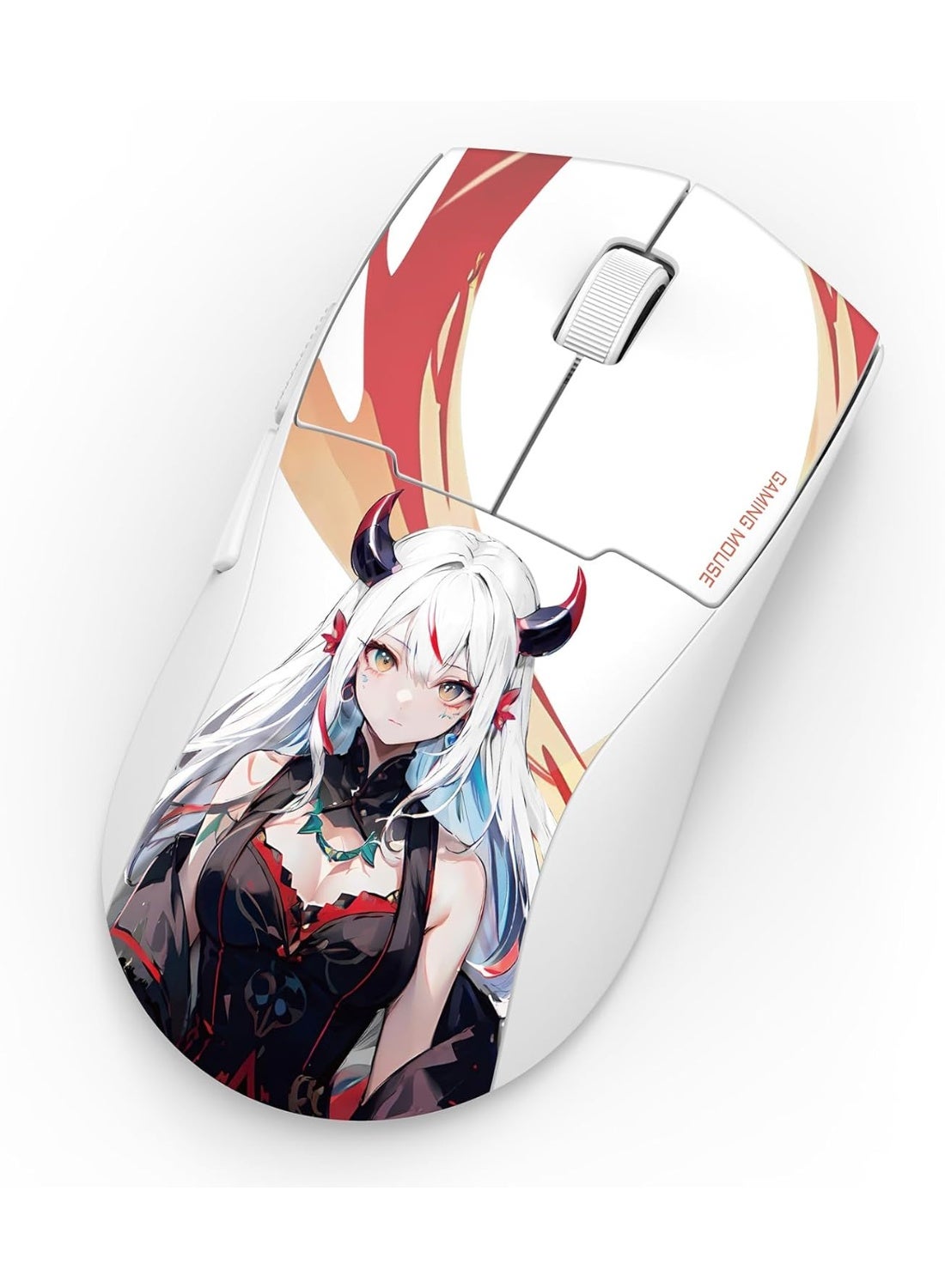 ماوس جيمنج Redragon M918AK Wireless خفيف 55g دقة 26000 DPI أبيض