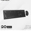 FANTECH KM103 USB Wired Keyboard And Mouse Compo Black