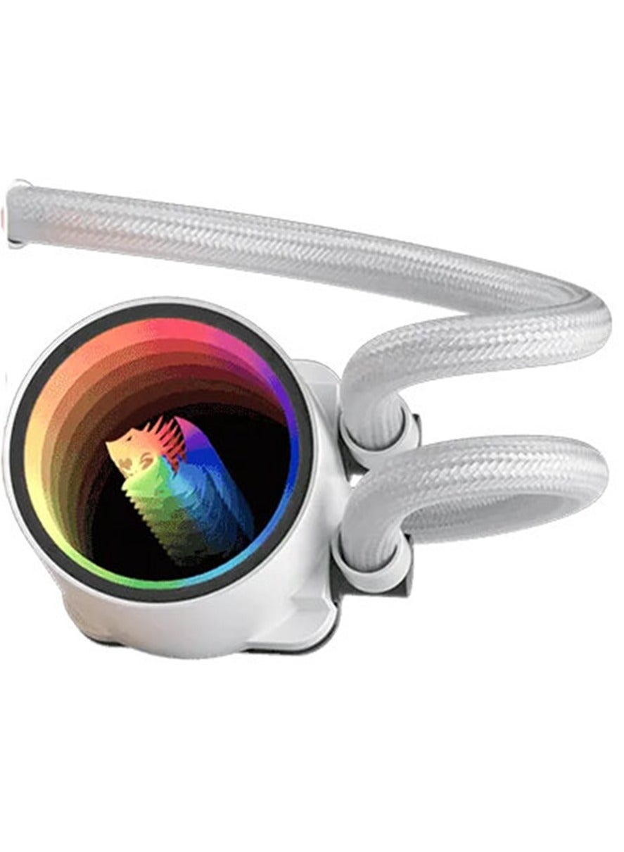 مبرد مائي Redragon CCW-3013W 360mm بتأثير Infinity أبيض