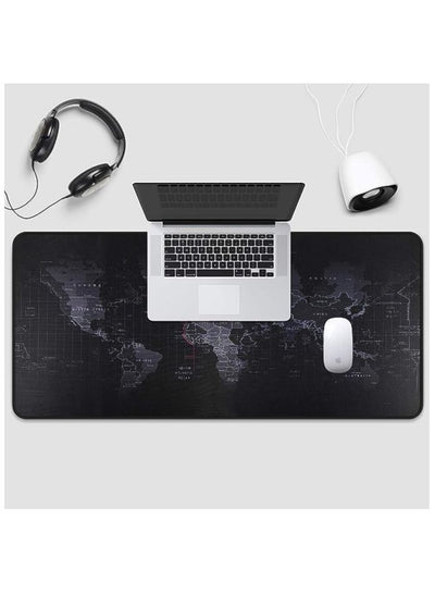 Large Gaming Mouse Map Pad 90CM*40CM,with Non-Slip Base,Waterproof and Foldable Pad,Desktop Pad Suitable for Gamers,Suit