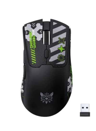 DM01 Tri-Mode Wireless Gaming Mouse with 12800 DPI, 50H Battery Life, 1000Hz Polling Rate, 2.4GHz Wireless, Bluetooth an