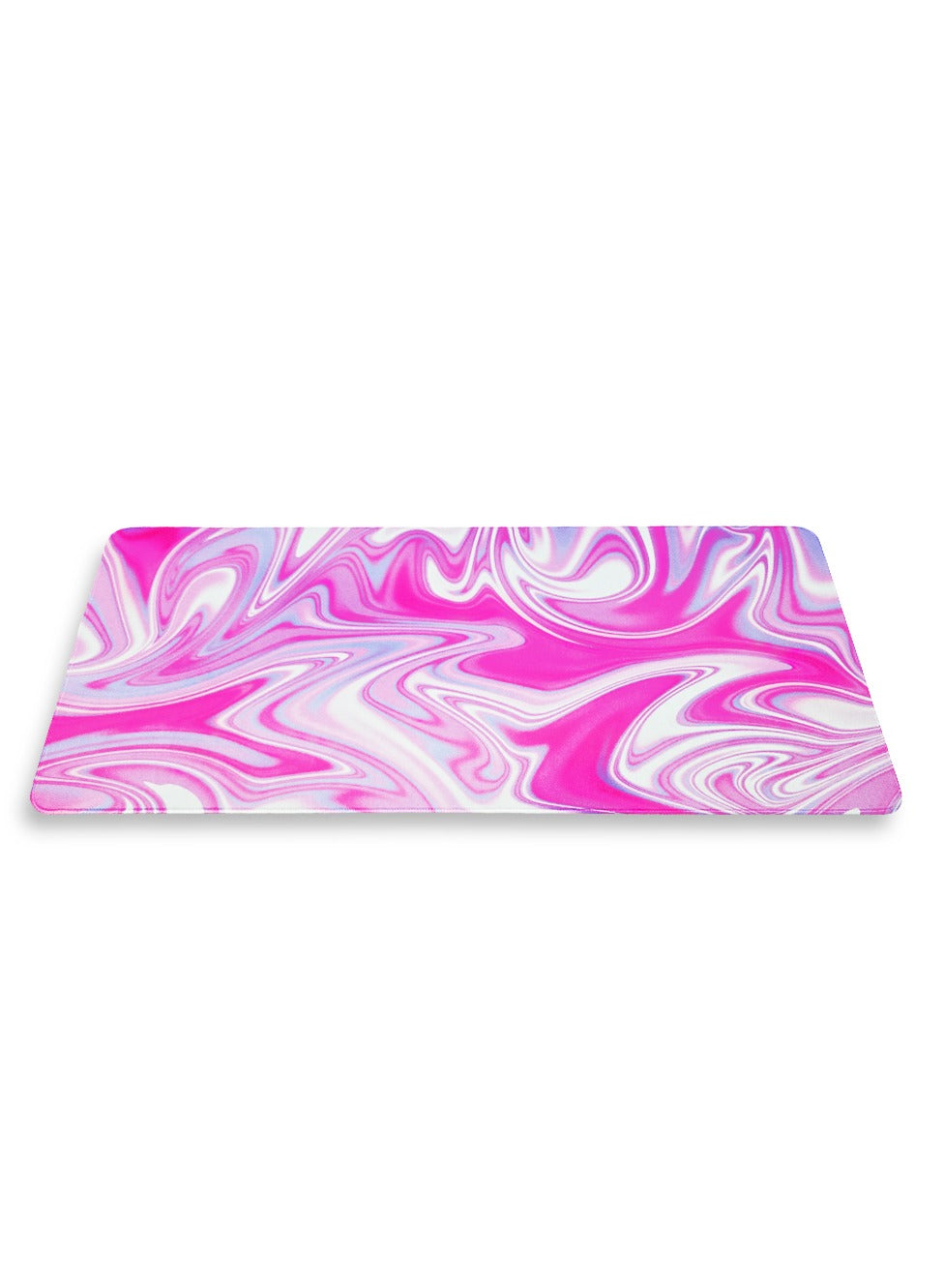 Gaming Mouse Pad, Mighty Waves Design , Pink (70cm x 30cm x 2mm), HD Print Pattern Desk Mat, Extended Mouse Pad and Keyboard Mouse Pads, Waterproof Fabric Surface Mouse Pads for Office, Anti-Slip Rubber Base