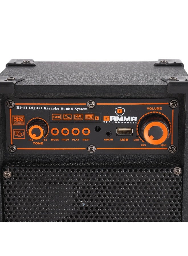 GT-490 Wired Bluetooth Subwoofer Speaker, Multimedia Home Audio System with Powerful Bass, FM Radio, USB, TF MicroSD Car