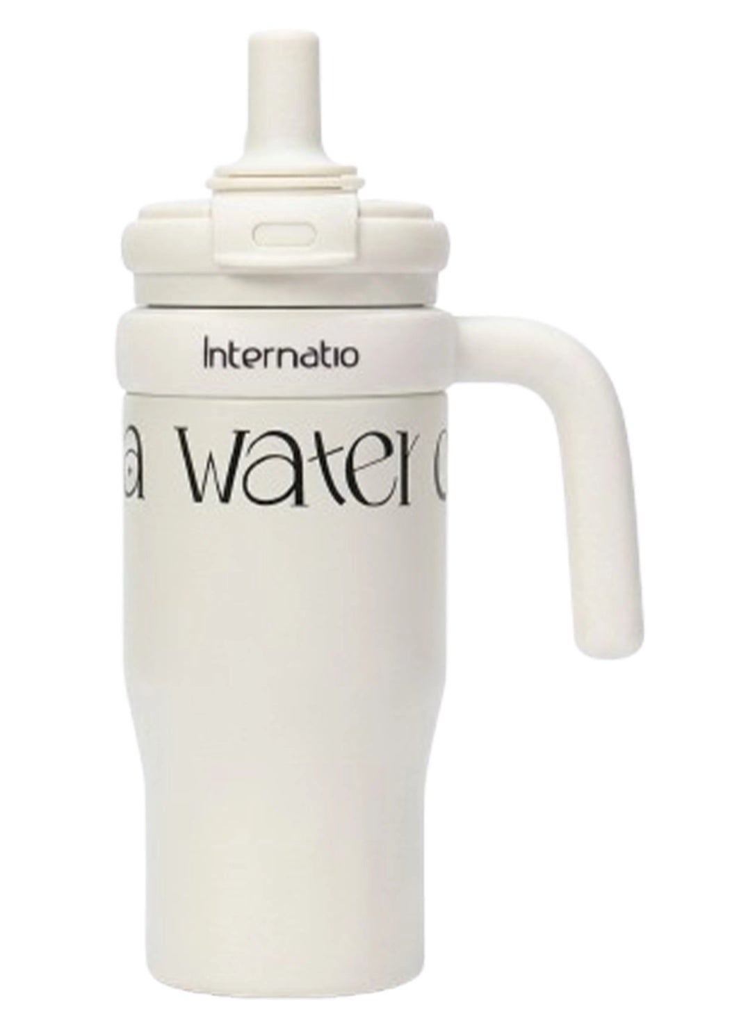Large 550ML Coffee Mug with Handle & Straw – 316 Stainless Steel Vacuum Insulated Travel Mug, Leakproof Lid, Keeps Drink