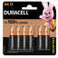 Duracell 12-Piece Superior Nylon Top Closure Type AA Alkaline Batteries Multicolour ( Longer 100% )