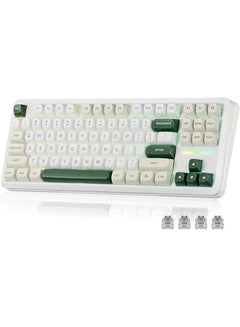 REDRAGON K734WCG - 75% Tri-Mode Wireless Mechanical Keyboard 81 Keys Hot-Swap Linear