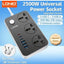 Power Strip Surge Protector with 3 Universal International Socket & Smart 6 USB Charging Ports 3.4A - SC3604