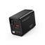 65W GaN Fast Charger with Built-in Retractable Cable, Multi-Port USB-C PD & USB-A QC Charging Adapter, High-Speed Power 