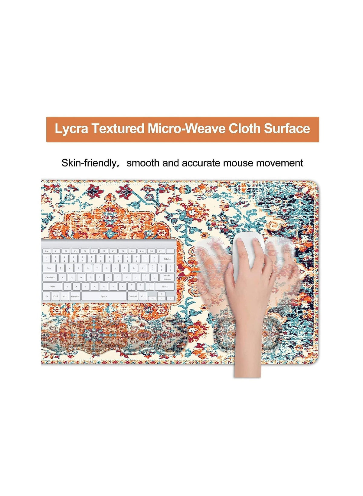 Desk Mat Large Mouse Mat XL Gaming Mouse Pad  Anti-Slip Desk Protector Keyboard Pad Computer Accessories for Office Home